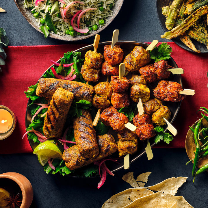 SHICKEN Mixed Kebab Platter | Big Pack | For Family of 4