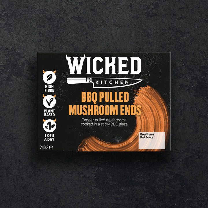 WICKED KITCHEN | BBQ Pulled Mushroom Ends | 240g