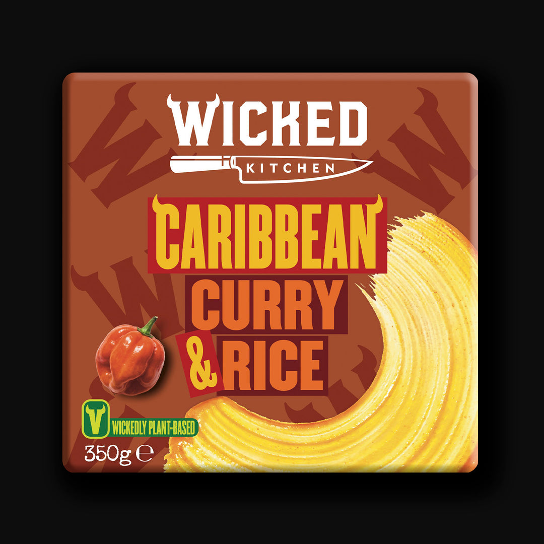 Caribbean Curry Tempeh & Rice 350G | WICKED KITCHEN