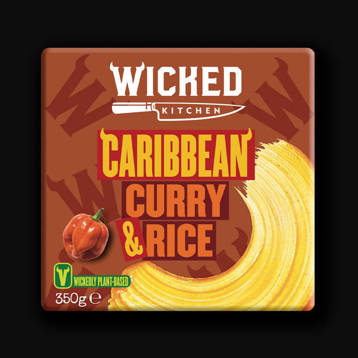 Caribbean Curry Tempeh & Rice 350G | WICKED KITCHEN