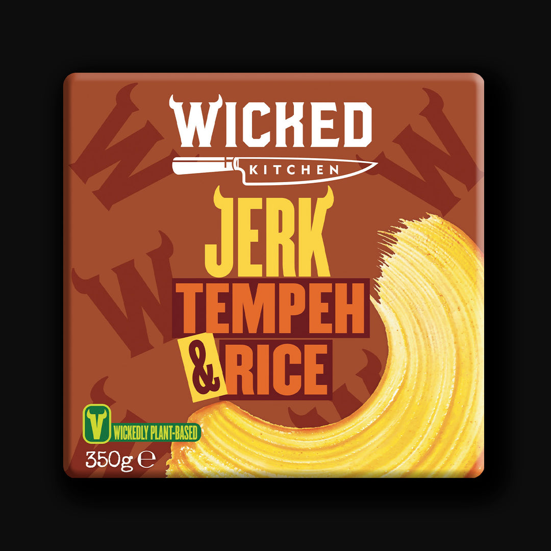 Jerk Tempeh & Rice 350G | WICKED KITCHEN