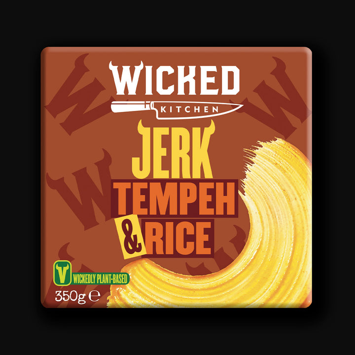 Jerk Tempeh & Rice 350G | WICKED KITCHEN