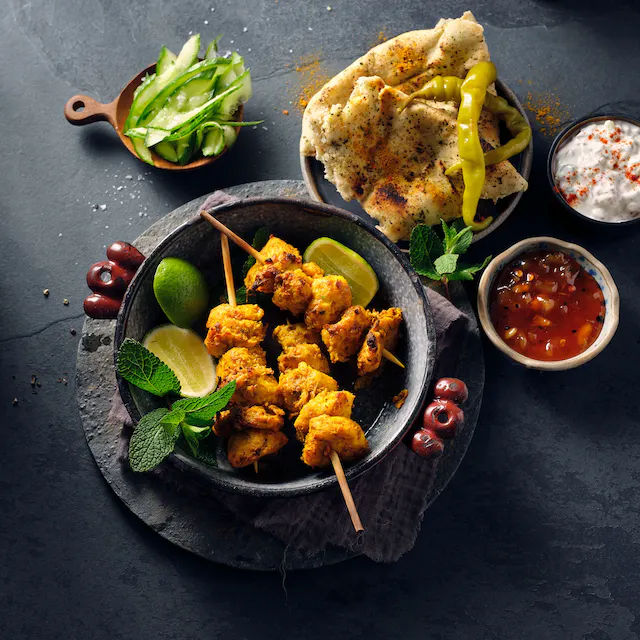 SHICKEN Karahi Kebab Skewers